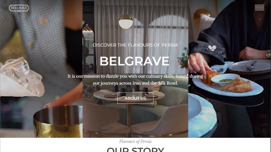 Belgrave Restaurant Website Thumbnail