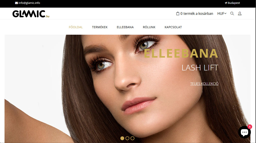 Glamic Elleebana Webshop Design Thumbnail