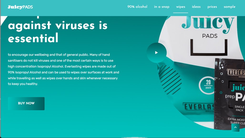 Juicy Wipes Product Features Section