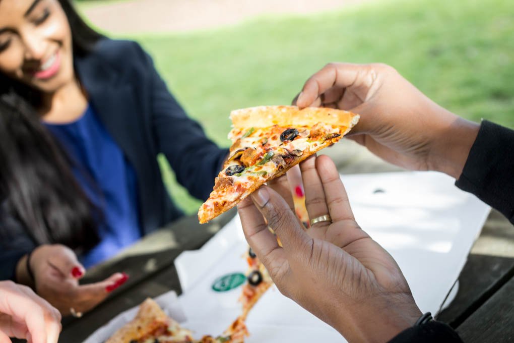 Papa Johns Pizza Box with Drinks