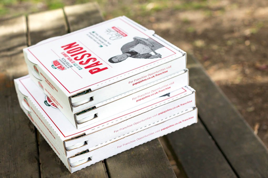 Papa Johns Pizza Table Setting