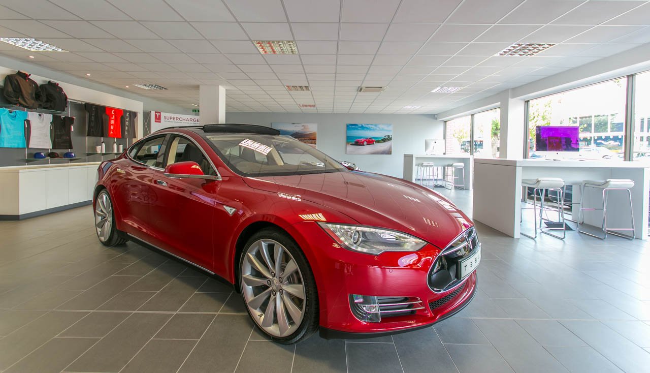 Tesla London Showroom Interior Design