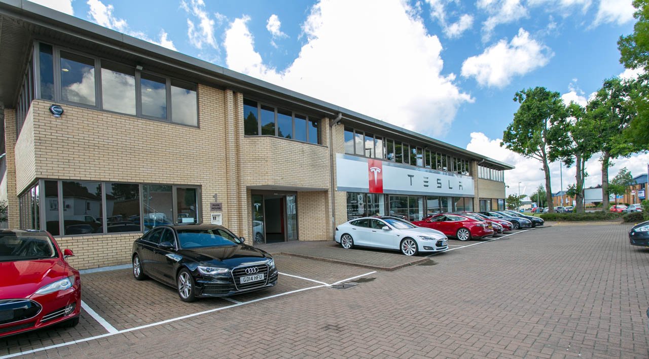 Tesla Vehicle Delivery Area